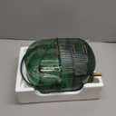 Makeup Organizer Dustproof Display Rack Cosmetic Storage for Creams Jewelry Perfume (Green)