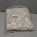 Floral Farmhouse Vintage Linen Shower Curtain, French Country Spring Shower Curtains for Bathroom with Tassels, 72Wx72H (Linen - Muted Garden Tassel Edge)