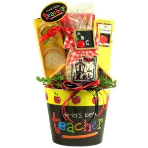 Worlds Best Teacher, Gift Basket for Teachers BB 08/04/26