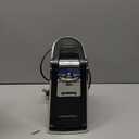 Hamilton Beach Smooth Touch Electric Automatic Can Opener with Easy Push Down Lever, Eliminates Sharp Edges, Opens All Standard-Size and Pop-Top Cans, Extra Tall, Black and Chrome (76606AG)