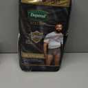 Depend Real Fit Adult Diapers, Incontinence Underwear for Men, Disposable, Maximum Absorbency, Large/Extra Large, Grey, 20 Count, 