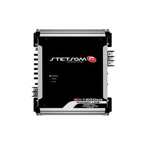 Stetsom EX 1200 EQ 1 Ohm Mono Car Audio Amplifier, 1200.1 1.2K Watts RMS, 1 Stable Full Range HD Sound Quality MD Crossover HPF LPF Bass Boost Front Rear Bridge Speaker