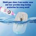 Shoe Washing Machine Bag Reusable Shoe Cleaning Bag for All Types Laundry Shoe Bag for Washer and Dryer (Yellow 1pcs)