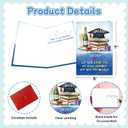 2026 Graduation Card for Him Her - Christian Congrats Grad Card with Envelope, Class of 2026 Graduation Gifts Cards for High School College Graduate, Let God Guide You On Your Journey