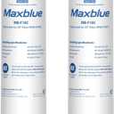 Maxblue Replacement for GE RPWFE, RPWF (with CHIP) Refrigerator Water Filter, Compatible with WSG-4, WF277, GFE28GMKES, PFE28KBLTS, GFD28GSLSS, PWE23KSKSS, GYE22HMKES, DFE28JSKSS, 2 Filters