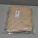 Smiry Round Picnic Tablecloth, Waterproof Elastic Fitted Table Covers for 45" - 56" Tables, Wipeable Flannel Backed Vinyl Tablecloths for Camping, Indoor, Outdoor, Beige