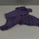 GYS Bamboo Viscose Pajamas for Women Summer Capri Set, Air Purple, X-Large