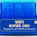 OBD2 Scanner WiFi for Android iOS(iPhone iPad), Launchh OBDII Auto Diagnostic Scan Tool, Car Diagnostic Scanner, Car Error Code Reader Elm327 OBD