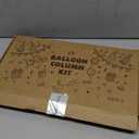 YALLOVE Balloon Column Stand Kit Sets of 2, 7 Feet Height Adjustable Balloon Tower Pillar with Reusable Metal Telescopic Design for Birthday, Wedding, Baby Shower, Graduation Party Decoration