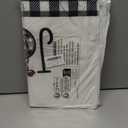 Artoid Mode Black White Buffalo Plaid Xmas Trees Joy Christmas Kitchen Towels Dish Towels, 18x26 Inch Seasonal Winter Decoration Hand Towels Set of 2