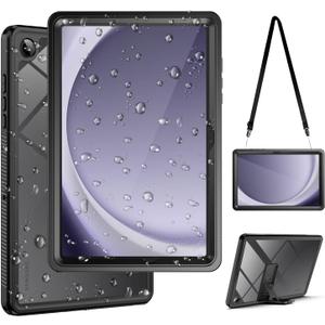 Waterproof Case for Samsung Galaxy Tab A9 Plus 11 Inch 5G 2023 Case,Built-in Screen Protector/Kickstand/Full-Body Shockproof Protective Cover for Tablet A9+ 11'' (SM-X210/X216/X218)