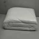 David's Home 100% Cotton Muslin Duvet Cover Set King Size,3 Pcs Ultra Soft Breathable & Lightweight Gauze Bedding Set with 2 Pillowcases,Textured Home Decor with Button, 104"90" White,No Insert