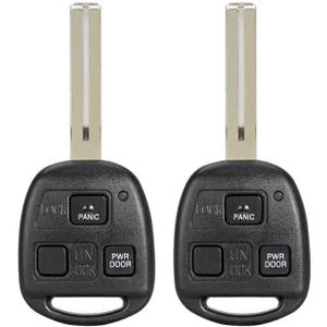 Key Fob Remote Replacement Fits for Lexus RX330 RX350 RX400h 2004 2005 2006 2007 2008 2009 HYQ12BBT (Pack of 2)