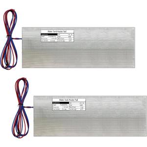H&G lifestyles RV Holding Tank Heater Pad Use with Up to 50 Gallons Fresh Water 12V 7-1/4"x25" Holding Tank Heating Pad with Constant Temperature Heating Plate (Pack of 2)