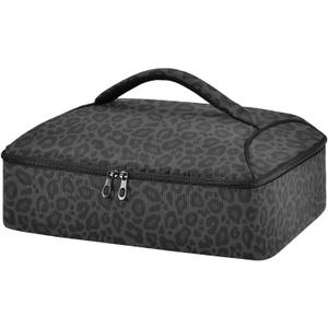 Black Cheetah Pizza Bag Thermal Tote Leopard Insulated Casserole Cookware Carrier for Hot or Cold Food Fits 15" x 11" Baking Dish for Pockluck, Parties, Picnic, and Cookouts Black Cheetah Pizza Bag Thermal Tote Leopard Insulated Casserole Cookware Carrier for Hot or Cold Food Fits 15" x 11" Baking Dish for Pockluck, Parties, Picnic, and Cookouts