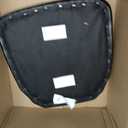 Flash Furniture Hard Black Vinyl Chiavari Chair Cushion, Pack of 1