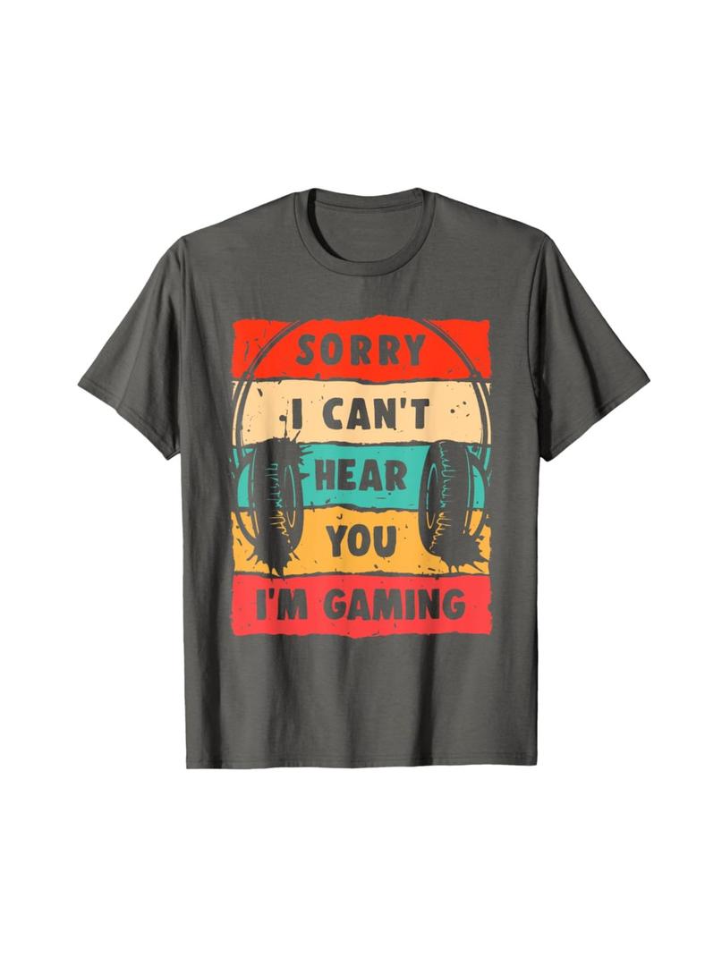 Funny Gamer Shirt for Teens Boys Men Video Gaming T-Shirt, Small