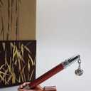 ACELY Executive solid heavy hand-shaped pen holder metal art craft paperweight for desktop organizer pen stand decoration (Anti-Red)