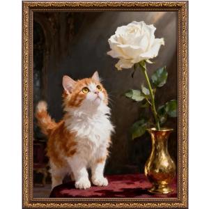 TWING 11x14 Picture Frame,Display 8x10 Photo with Mat or 11x14 without Mat,Ornate Vintage 11 x 14 Photo Frames for Wall Mounting,Bronze,1 Pack
