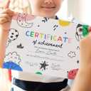 3 x GardenCity Certificates of Achievement for Kids, 8x11 Award Certificates, Blank Student Award Certificates for School Classrooms, Home, Preschool and Kindergarten, Graduation (25 Pack)