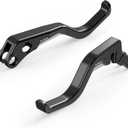 NICECNC Black 2-Finger Short Brake Clutch Levers Compatible with Harley Sportster S RH1250S, Pan America 1250 RA1250, Nightster RH975, Replacement for 36700281/41700626A