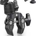 ULANZI R099 Super Clamp Camera Mount with 360 Ballhead for Bike/Bicycle/Motorcycle Handlebar Pole Tripod Tube Crossbar Gimbal Rods Mount for Insta360/GoPro/AKASO/DJI/Phone/DSLR/Light/Monitor