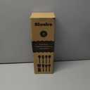 Riveira 9 Pieces Teak Wooden Spoons For Cooking  Premium & Durable Organic Teak Wooden Cooking Utensils  Non Stick Wooden Spatula For Cooking  Non Toxic Utensil Set With Holder & Spoon Rest