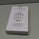 Black Silverware Set for 6, 30-Piece Stainless Steel Flatware Set, Shiny Black Metal Cutlery Set, Include Fork, Knife and Spoon Set, Dishwasher Safe