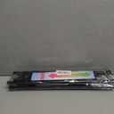 6 Pack Spring Tension Rods 28-43 Inches,5/8" Diameter Black Spring Load Adjustable Expandable,Small Short Tension Curtain Rod for Windows,Kitchen,Doorway,Bathroom,Cupboard Bars