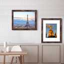 SESEAT 16x20 Picture Frame Brown, Display Pictures 11x14 with Mat or 16x20 without Mat, Photo Frames Wall Gallery, 1 Pack
