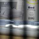 Twin Comforter Set 6 Piece Bed in a Bag with Bed Skirt, Fitted Sheet, Flat Sheet, 1 Pillowcase, and 1 Pillow Sham, Twin, Dobby White