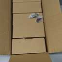 Estmoon 5 Pack Matte Black Door Handles Interior Door Knobs, Home Improvement Keyless Privacy Door Lock, Heavy Duty Zinc Alloy 2.07 lb Door Leverset for Bedrooms Bathrooms