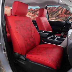 for Toyota Tundra Seat Covers 2022 2023 2024 2025 2026, 2026 Toyota Tundra Accessories 2022-2024 2025 2026 Crewmax/Double Cab (SR/SR5) Red Camo, Full Set