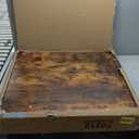 Huuger 63 x 28 Large Electric Standing Desk, Height Adjustable Computer Desk, 27.6" Deep Desktop, Stand up Gaming Office Table with 2 Hooks, 3 Preset Heights, for Home Office, Rustic Brown