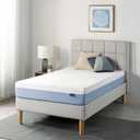 Zinus 8-Inch Twin Cooling Essential Memory Foam Mattress, White, Medium Feel, Fiberglass Free, Certified Safe Materials
