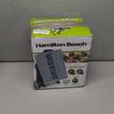 Hamilton Beach 3-in-1 Electric Vegetable Spiralizer for Veggie Noodles, Zoodle Maker & Slicer With 3 Cutting Cones for Spaghetti, Linguine, and Ribbons, 6-Cups, Black (70930)