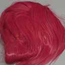 ColorGround Long Straight Hot Pink Cosplay Wig with 2 Ponytails for Halloween Party Costume (Hot Pink)