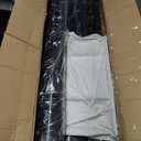 Street Light Pole 20Ft,Street Light Poles for Outdoor Lighting, Solar Street Light Pole Accessory for Street, Patio, Backyard, Basketball Court, Park (Black)