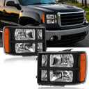 Fullux LED DRL Headlights for 2007-2013 GMC Sierra 1500 No Classic