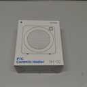 Gaiatop Mini Space Heater, Lightweight PTC Ceramic Fast Heating 500W Energy Efficient for Indoor Use, Overheating & 45 Tip-Over Protection, Portable Desk Electric Heaters for Office Home White