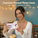 Compatible for iPhone 15 Case, Pretty Butterfly Print Three-Dimensional Wave Clear Case for Girls Women, Soft Full Package Anti-Fall Cover for iPhone 15, Water Blue Butterfly