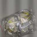 Equsion 24 Pcs Lightning Keychain Gifts Yellow Lightning Keychain Acrylic Keyring Ornament for Cartoon Game Birthday Party Supplies Baby Shower Decorations