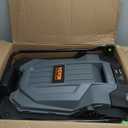 VEVOR Walk-Behind Hand Push Floor Sweeper, 25.6" Sweeping Width Floor Sweeper Manual Non-Electric, 5-Gallon Waste Container, Angle & Height Adjustable Folding Handle for Walkway, Yard, Garage, Patio