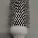 Medium Round Brushing Brush - Ceramic Hair Brush for a Smooth Salon Style Look - Professional Brushing Brush Ideal for All Hair Types - 43 mm (1.7 Inch)