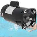 B2854 B854 Pool Pump Motor,1-1/2 HP,56Y Frame,230/115 Volts,3450 RPM,Compatible withwith A.O. Smith Century,Pentair Sta-Rite Whisperflo Challenger Pinnacle Anthony Above&In Ground Pool Pumps