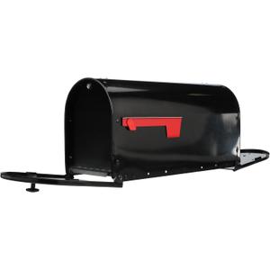 Gibraltar Mailboxes OM160BEC Outback Double Door, Large Capacity Mailbox, Black