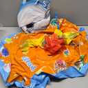 EZIGO Baby Pool Float with Canopy UPF 50+ Sun Protection, Double Air Chambers Infants Swimming Floats with Sound Toys Adjustable Safety Seat Toddler Float for Boys and Girls 6-36 Months