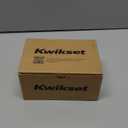 Kwikset Mirada Reeded Dummy Door Handle, Single Sided Lever for Closets, French Double Doors, and Pantry, Matte Black, Non-Turning Reversible Interior Push/Pull Lever, with Microban Protection