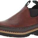 Georgia Boot Unisex-Child Giant Romeo Ankle Boot, Soggy Brown, 3 Little Kid
