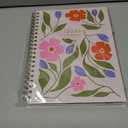 And Per Se 2026 Planner with Pattern, A4 Size-Daily, Weekly & 18-Monthly Planner, Daily Schedule, Monthly Tabs, 100 GSM Thick Paper(Botanical Floral) (Flower02)